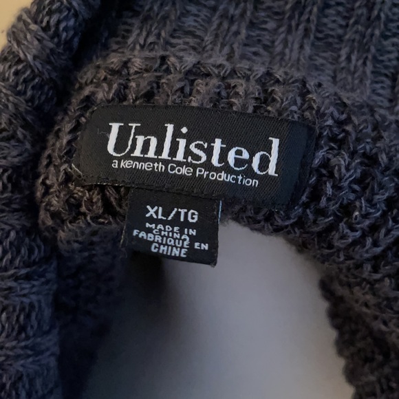 Unlisted Kenneth Cole dark gray Cardigan XL - Picture 13 of 13